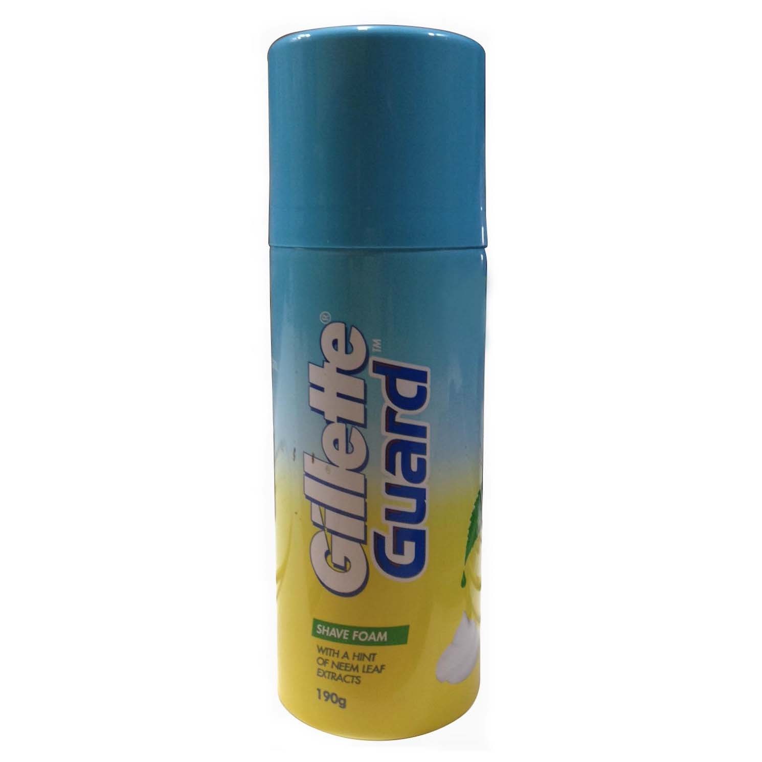 Gillette Shave Foam - CAN of 190g - Guard - Neem Leaf Extracts - P/C - 3042