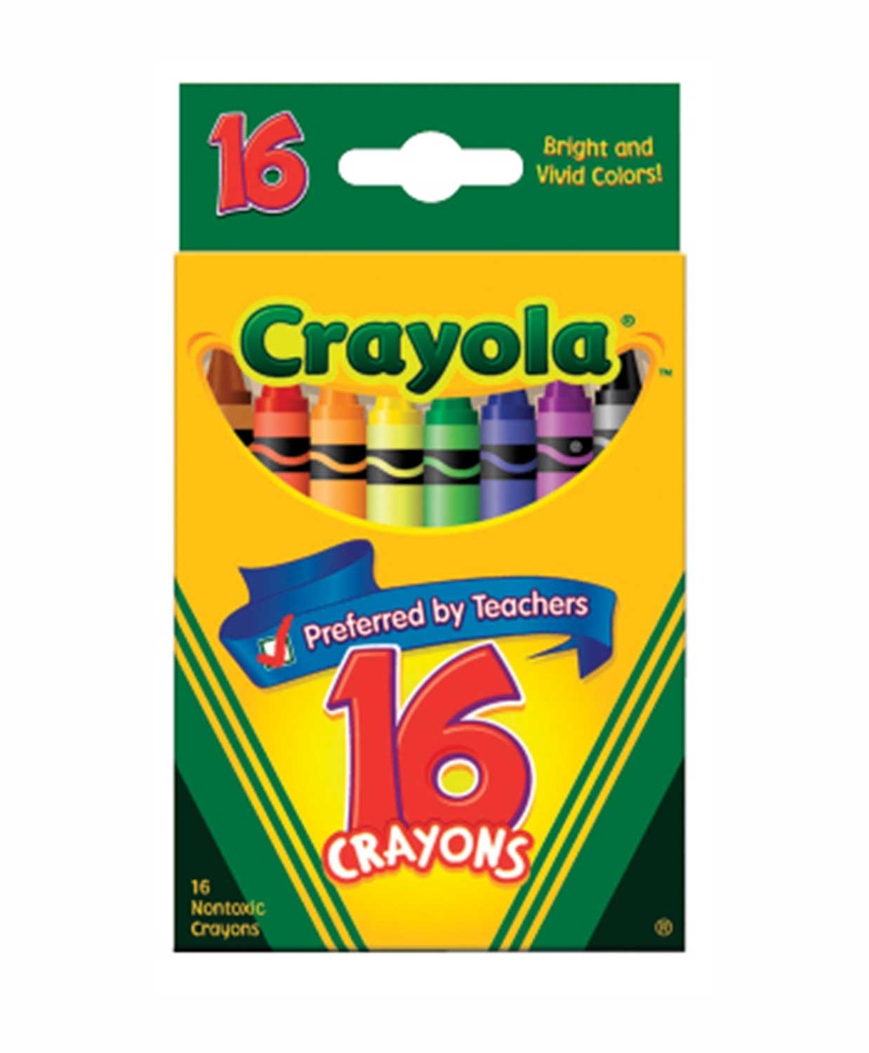 Crayola - Crayons Bright & Vivid Colors - 16 CT - P/C - 2201