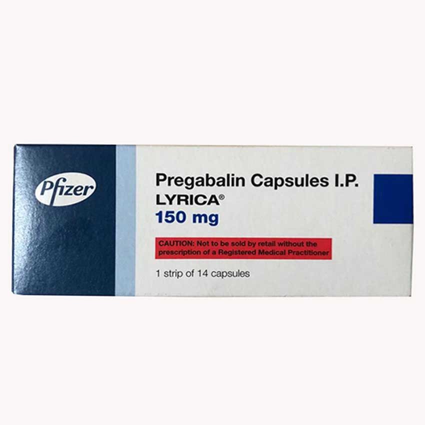 Lyrica 150mg Capsules - Pack of 14 Capsules - Pregabalin Capsules I.P. - P/C * 4578