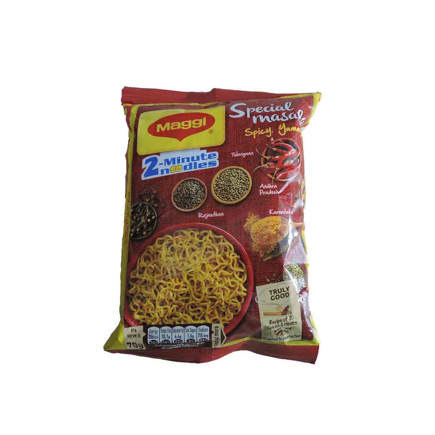 Nestle Maggi Noodles - Pack of 70g - Special Masala - P/C - 2609